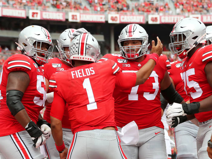 Ohio state football justin fields